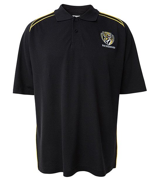 Men's Short Sleeve AFL Pique Polo - Richmond Tigers 1 of 2