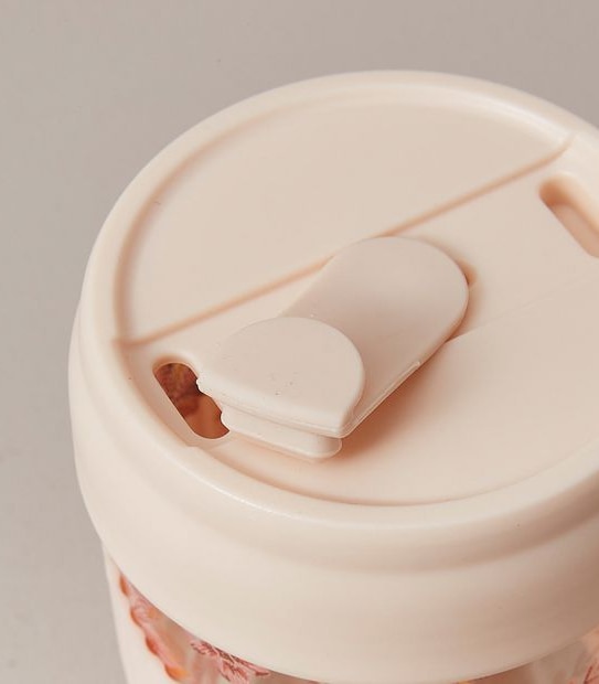 330ml Glass Travel Cup