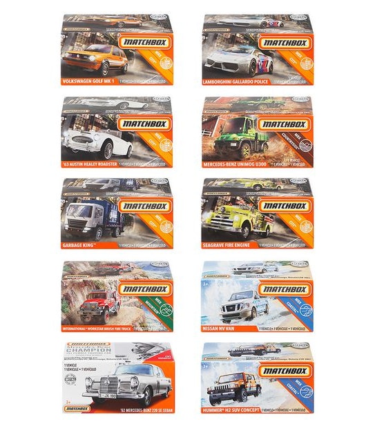 Matchbox Power Grab Assorted
