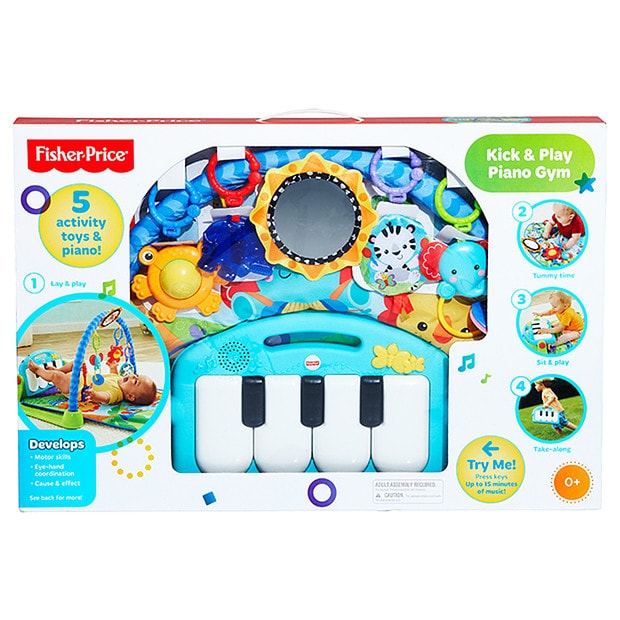 kick and play piano target