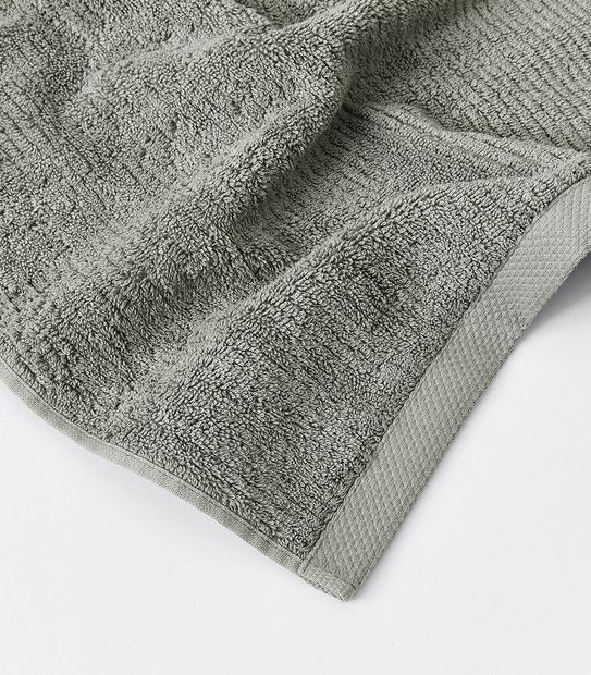 Classic Ribbed Face Washer