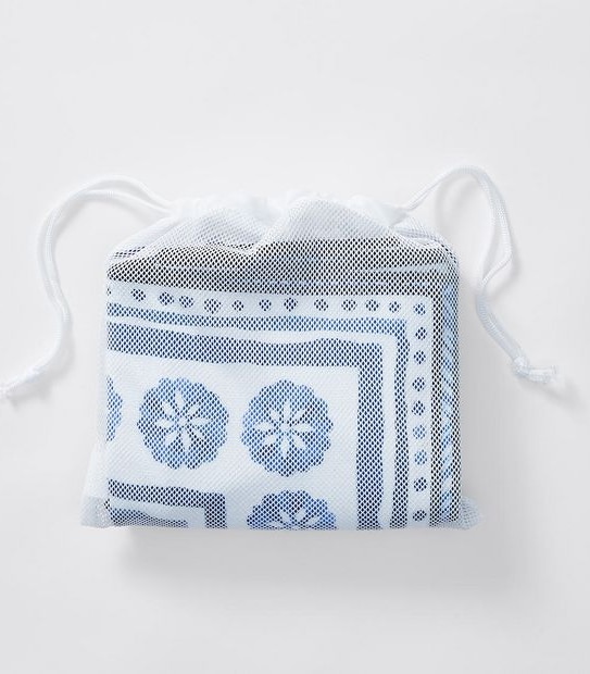 Sand-Free Tile Print Beach Towel