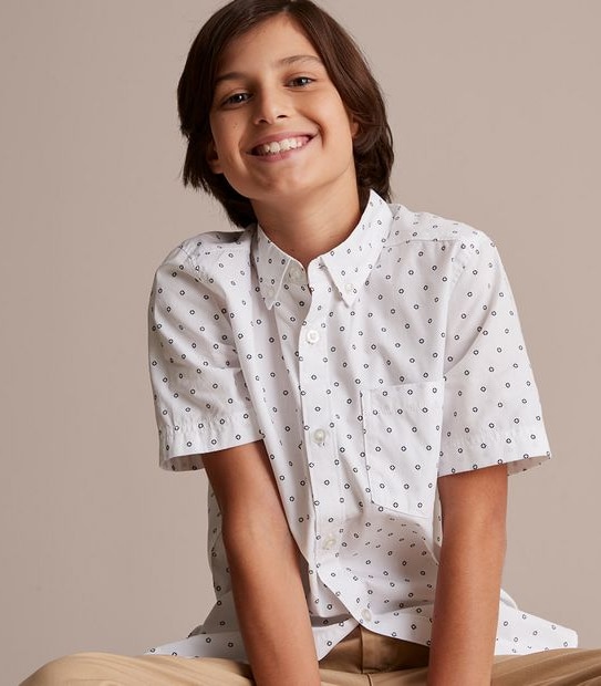 Short Sleeve shirt - White | Target Australia