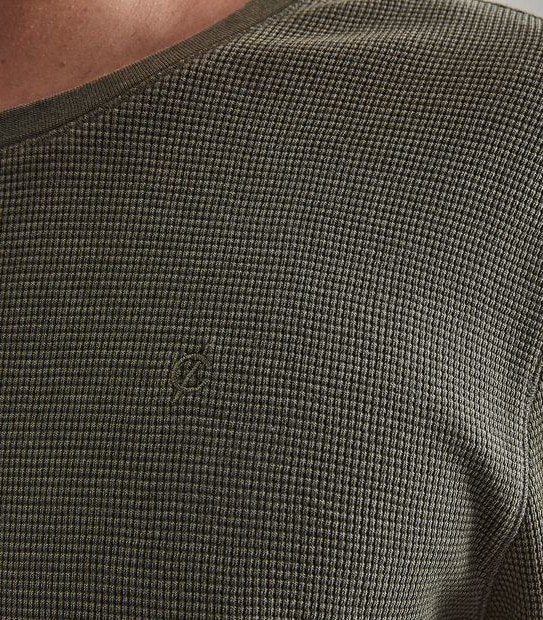Commons Waffle Long Sleeve Top