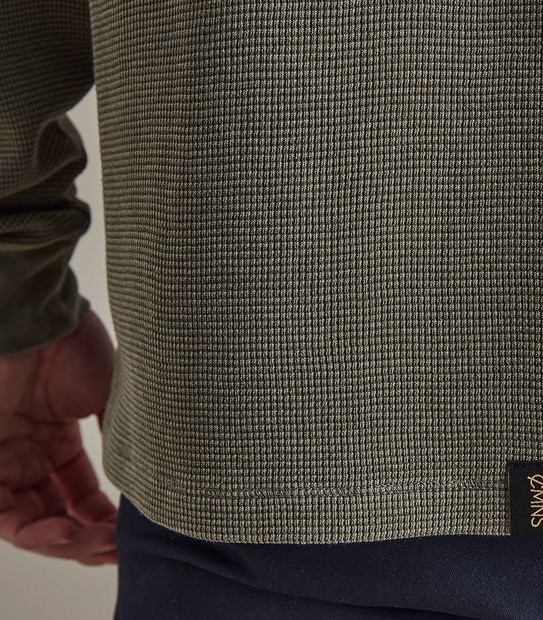 Commons Waffle Long Sleeve Top