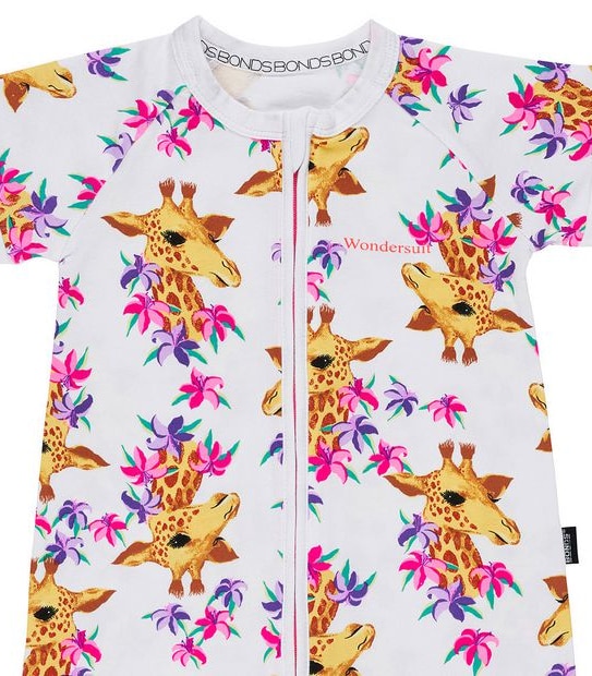 Bonds Baby Wondersuit Romper - Giraffe