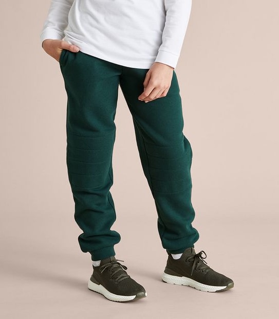 Double Knee School Fleece Trackpants