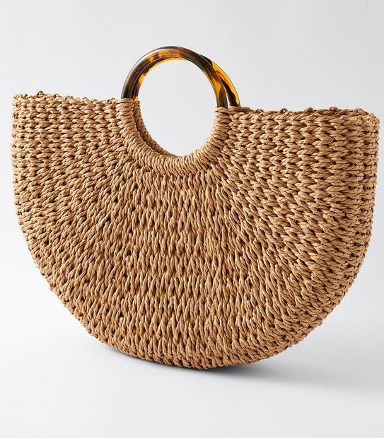 Ring Handle Tote - Natural