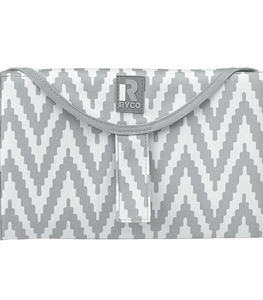 Ryco Chevron Deluxe Change Mat - Grey/White