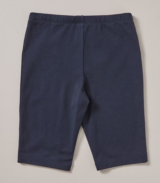 School Bike Short Mid Length - Navy Blue