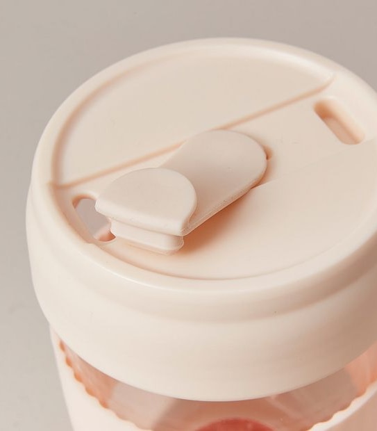 330ml Glass Travel Cup