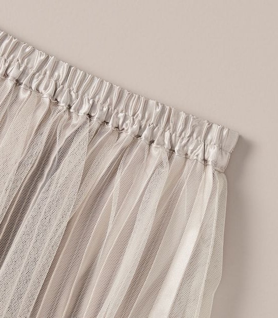 Metallic Pleat Midi Skirt