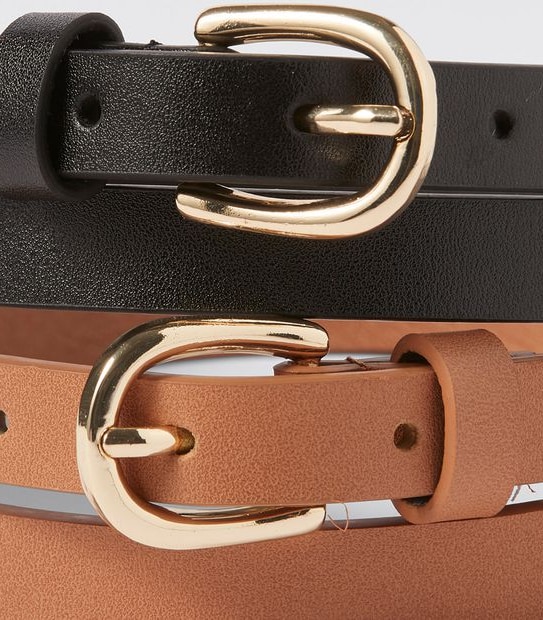 2 Pack Hip Skinny Belts