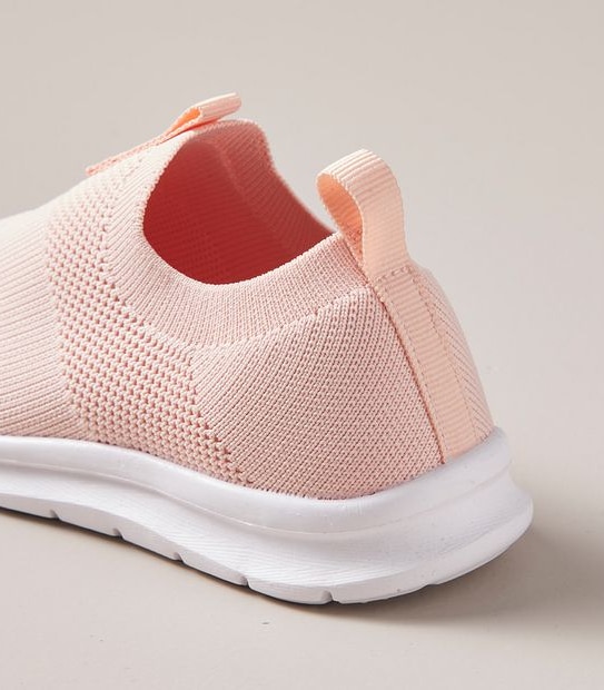 Kids Junior Knitted Slip-On Sneakers