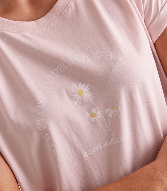 Print Sleep T-Shirt Nightie