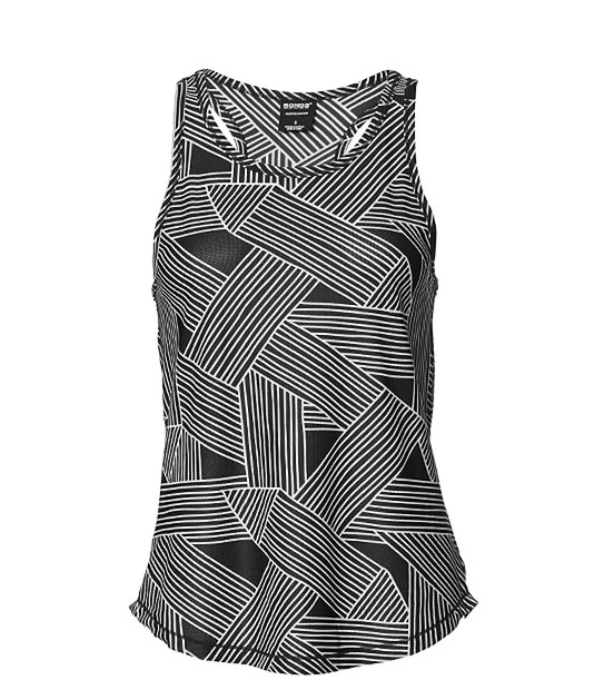 Bonds Active Mesh Tank - Geo Print