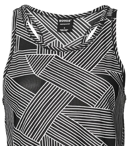 Bonds Active Mesh Tank - Geo Print