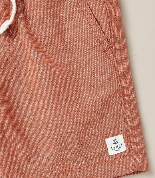 Linen Blend Volley Shorts 3 of 3