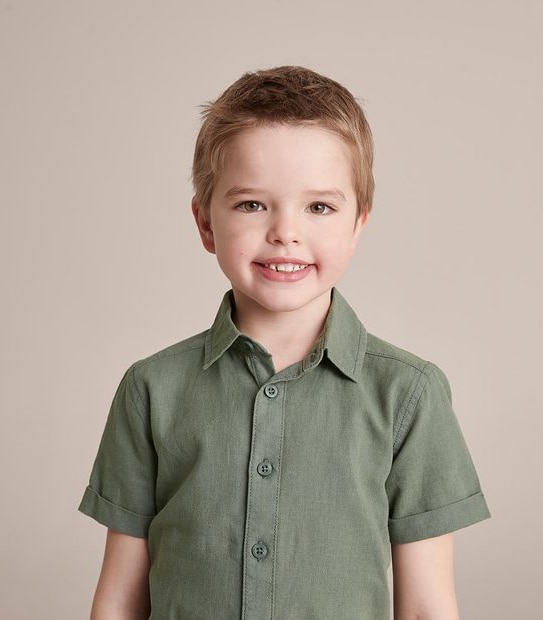 245226_02 SS SHIRT TEXTURE - DUCK GREEN