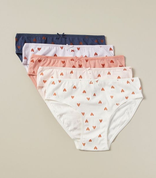 5 Pack Organic Cotton Briefs