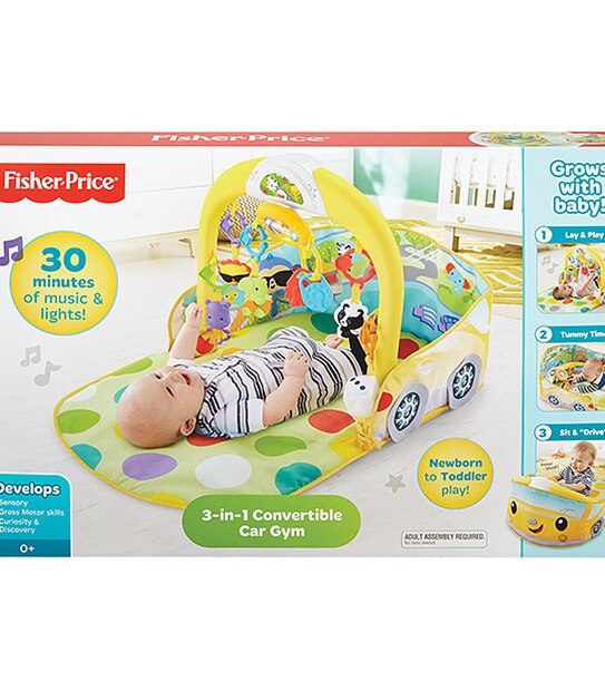 Fisher-Price 3 In 1 Convertible Car Gym