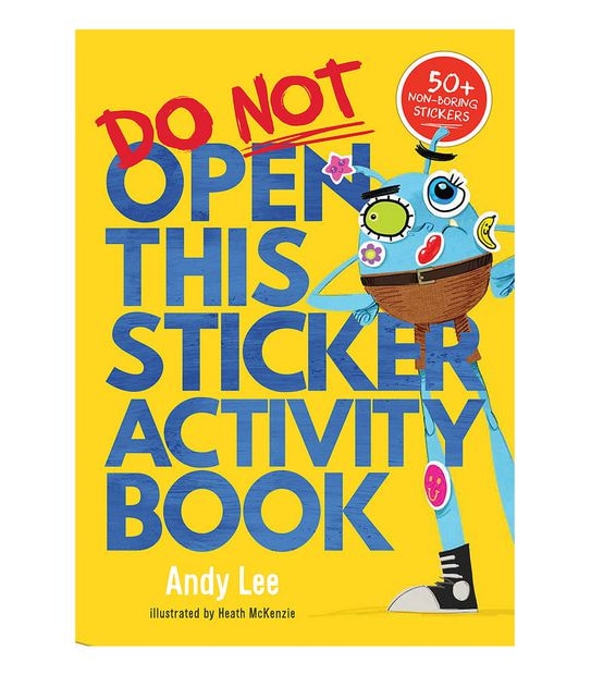 Do Not Open This Sticker Book - Andy Lee