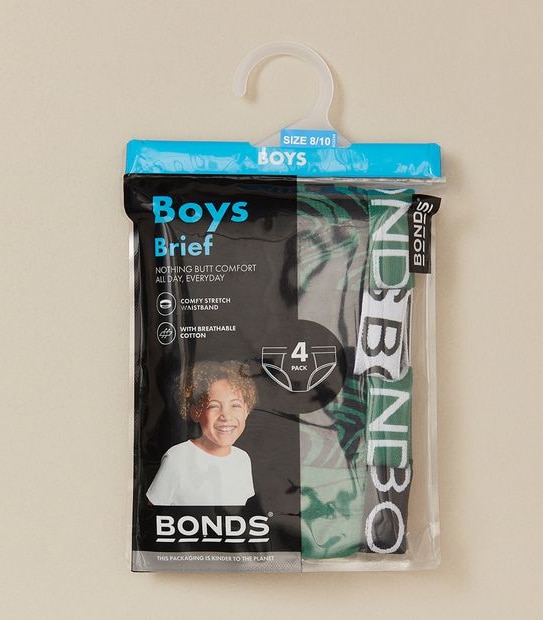 4 Pack Bonds Briefs