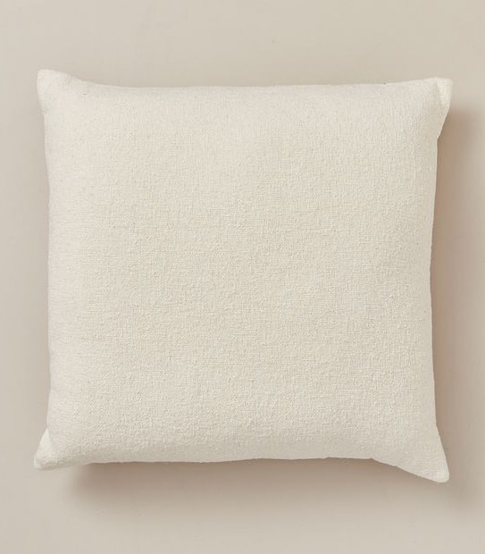 B ARDEN BOUCLE TEXTURED 55CM CUSHION CREAM