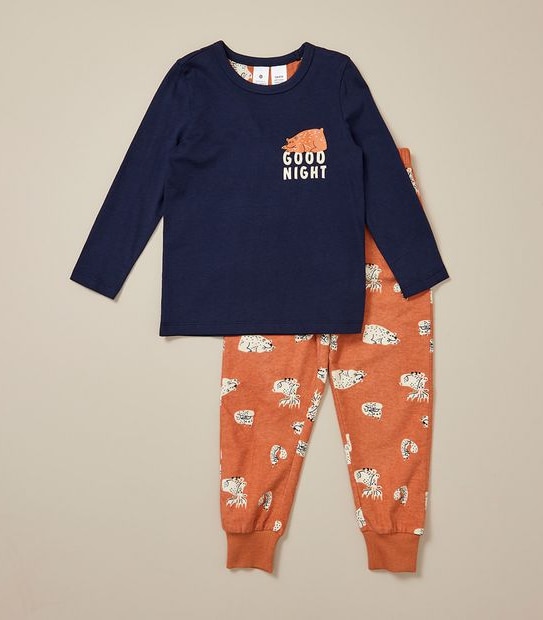 Organic Cotton Bear Pyjama Set
