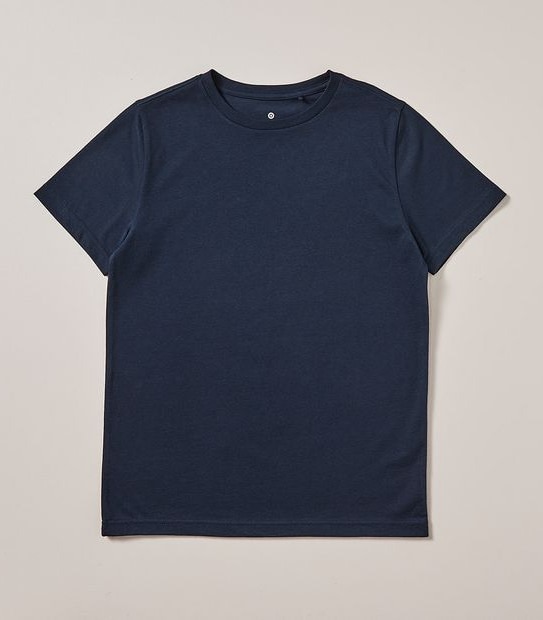 Plain Sports School T-shirt - Navy Blue