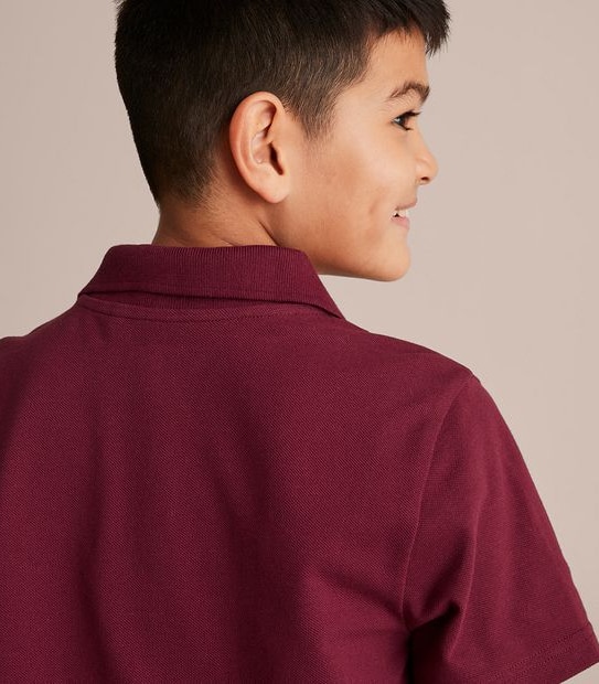 Short Sleeve School Polos