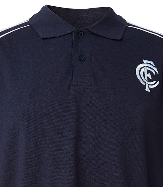 Men's Short Sleeve AFL Pique Polo - Carlton Football Club