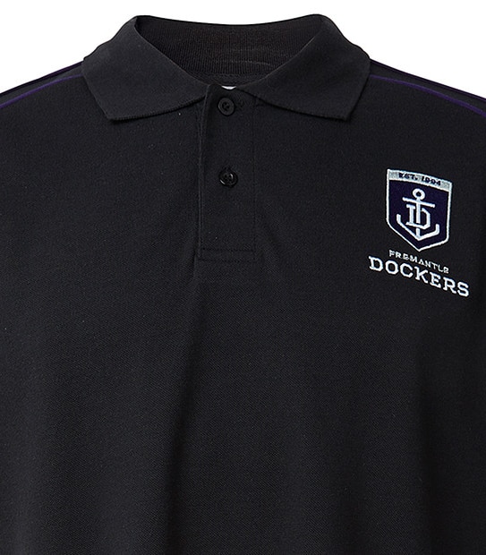 Men's Short Sleeve AFL Pique Polo - Fremantle Dockers