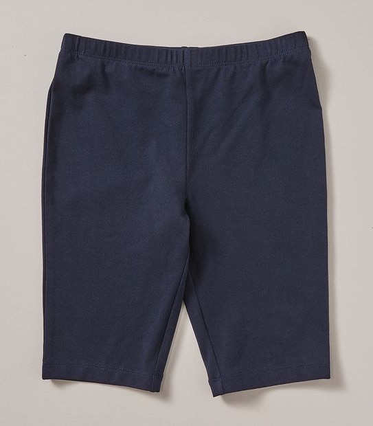 School Bike Short Mid Length - Navy Blue