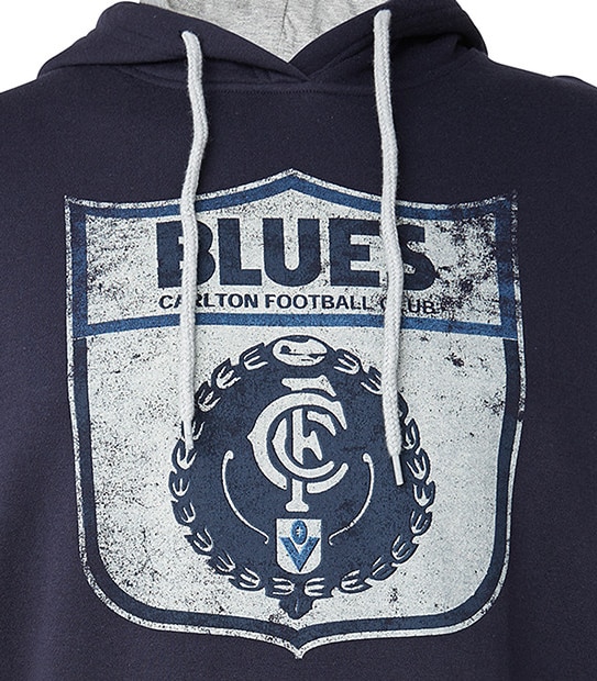 Men's AFL Retro Hooded Jumper - Carlton Football Club