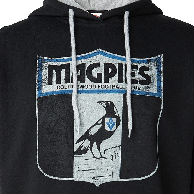 Men's AFL Retro Hooded Jumper - Collingwood Magpies | Target