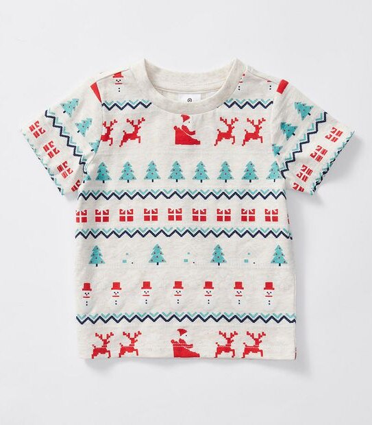 Baby Christmas Wrapping Paper Pyjama Set