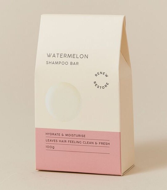 Renew & Restore Watermelon Shampoo Bar 100g Target Australia
