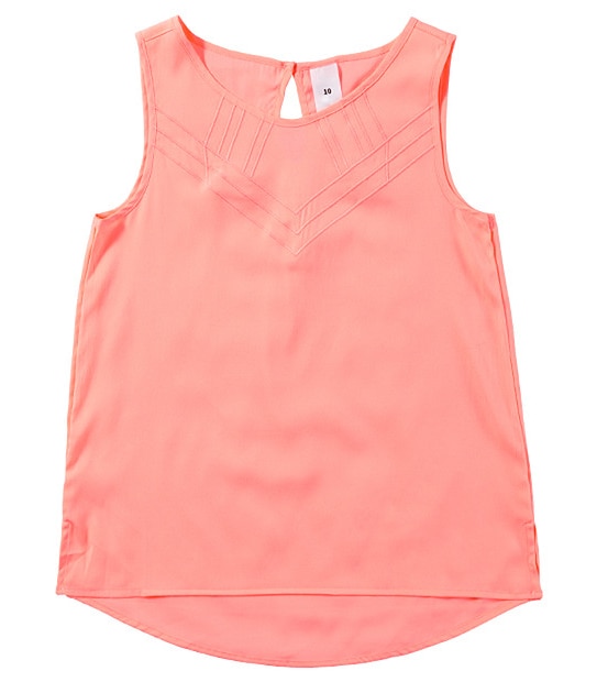 Girls' Embroidered Tank Top