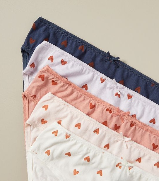5 Pack Organic Cotton Briefs
