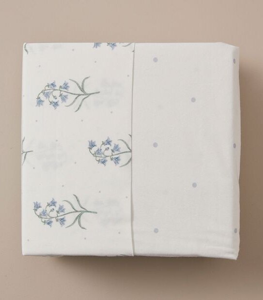 bub. 2 Pack Fitted Bamboo Cot Sheets