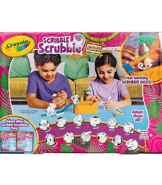 Crayola Scribble Scrubbies Safari Tub Set