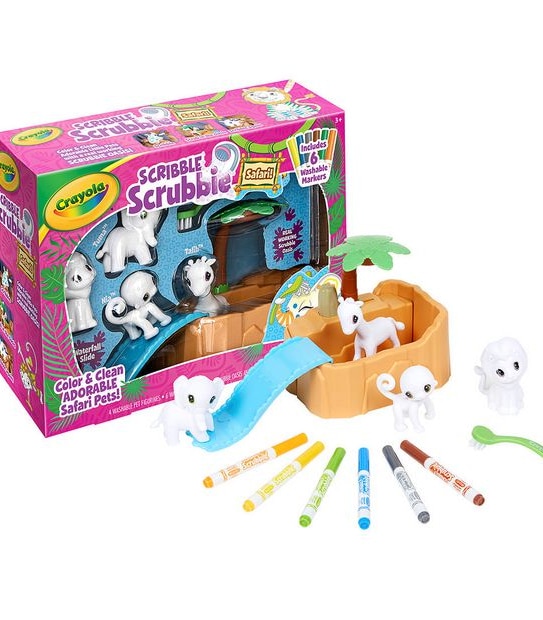 Crayola Scribble Scrubbies Safari Tub Set
