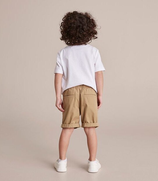 245230_00 PULL ON WOVEN SHORT - TAN 2 of 6