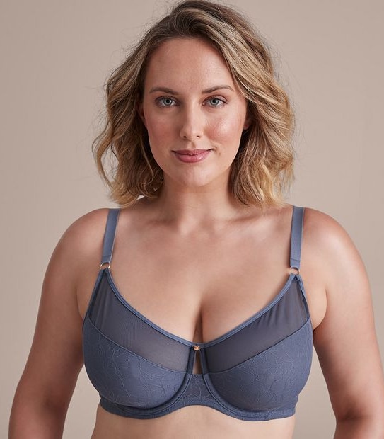 Fuller Figure All Over Mesh Underwire Bra; Style: TLEMR090