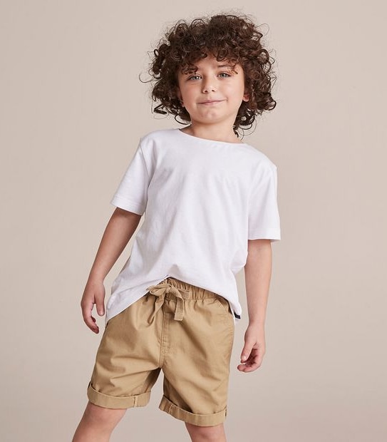 245230_00 PULL ON WOVEN SHORT - TAN 5 of 6