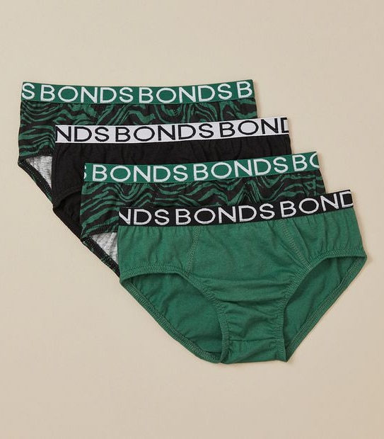 4 Pack Bonds Briefs