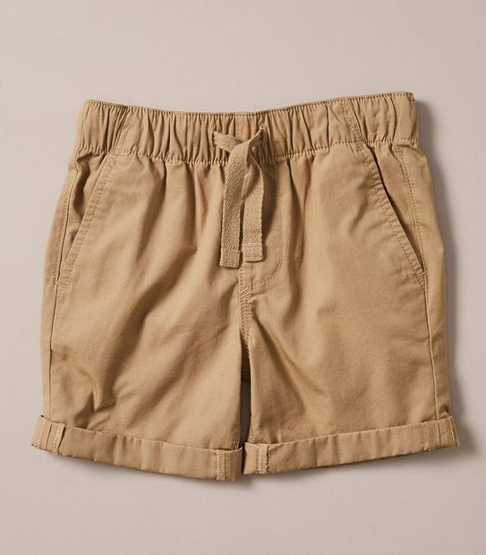 245230_00 PULL ON WOVEN SHORT - TAN