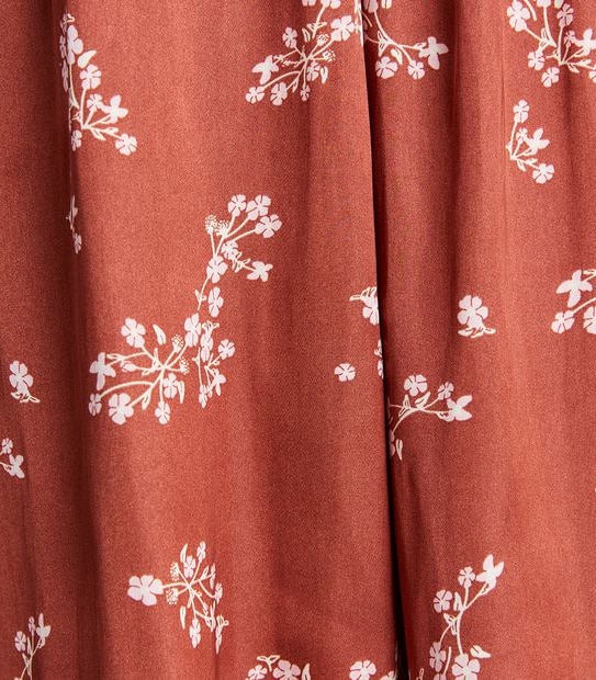 Preview Shirred Waist Midi Skirt