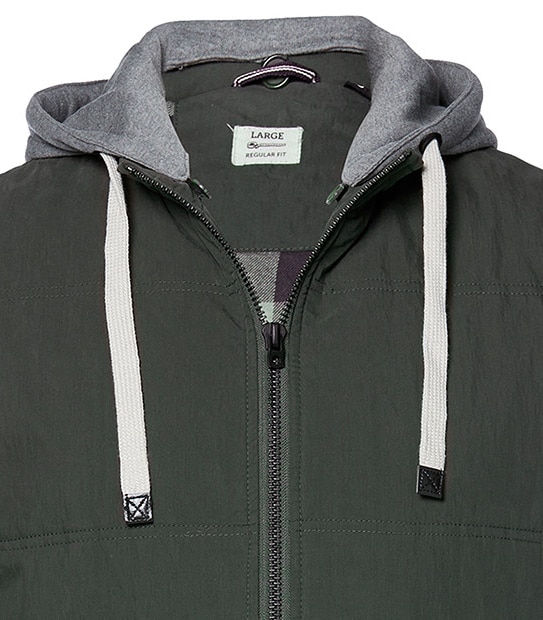 Hooded Padded Gilet Vest